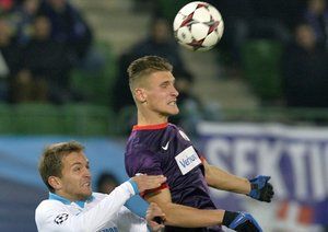 آستریا وین 4-1 زنیت / گروه G لیگ قهرمانان اروپا|آستریا وین 4-1 زنیت / گروه G لیگ قهرمانان اروپا