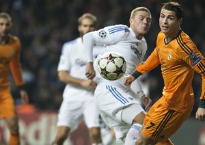 کپنهاگن ۰-۲ رئال مادرید/گروه Aلیگ قهرمانان اروپا