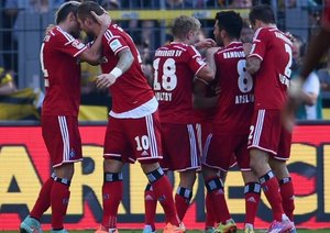 شادمانی بازیکنان هامبورگ