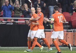 آرین روبن|هلند 6 - 0 لتونی / مقدماتی جام ملت های اروپا