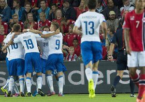 ایتالیا|نروژ ۰ - 2 ایتالیا / مقدماتی یورو