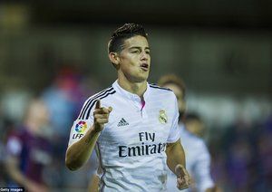 جیمز رودریگز|اِیبار 0 - 4 رئال مادرید / لالیگا