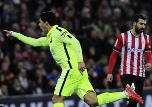 لوئیس سوارز|اتلتیک بیلبائو 2 - 5 بارسلونا / لالیگا