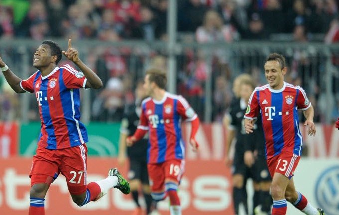 بایرن مونیخ 2 - 0 اینتراخت بران شوایگ / جام حذفی / گل های بازی