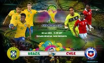 برزیل 1 (3) - (2) 1 شیلی