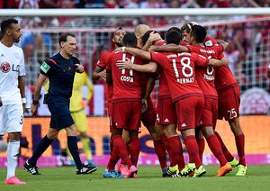 شادی بازیکنان بایرن