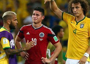 دانیل آلوز-دیوید لوئیز-جیمز رودریگز|اشک‌های آقای گل جام و حرکت زیبای آلوس و لوئیز.