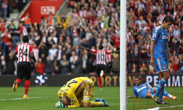 ساوتهمپتون 8 - 0 ساندرلند/هفته هشتم لیگ برتر انگلیس