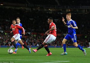 آنتونی مارتیال|منچستر یونایتد 3 - 0 ایپسویچ تاون / جام اتحادیه