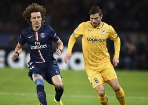 داوید لوئیز|پاریس سن ژرمن 1 - 0 آپوئل / لیگ قهرمانان