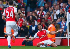 الکسیس سانچز|آرسنال 3 - 0 منچستر یونایتد / لیگ جزیره