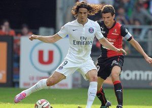 ادینسون کاوانی|رن 1 - 1 پاریس‌سن‌ژرمن/ لوشامپیونه