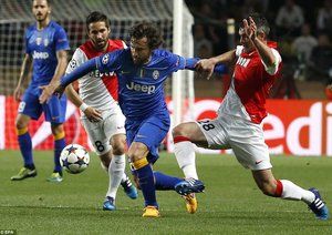 آندره آ پیرلو|موناکو 0 - 0 یوونتوس / لیگ قهرمانان