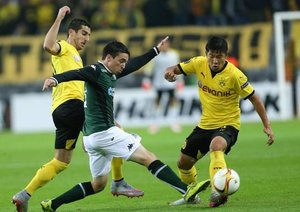 شینجی کاگاوا|بوروسيا دورتموند 2 - 1 كراسنودار /  لیگ اروپا 2015/2016