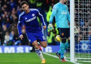 ادن هازرد|چلسی 2 - 0 هال سیتی / لیگ جزیره