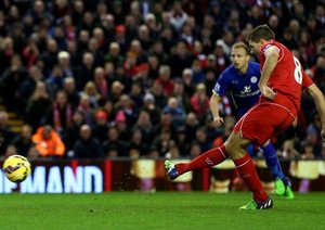 استیون جرارد|لیورپول 2 - 2 لیستر سیتی / لیگ جزیره