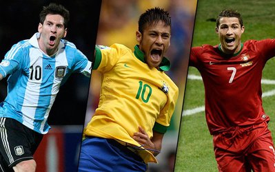 مسی و نیمار شانس اول آقای گلی جام جهانی