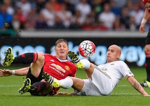 باشتین شواینشتایگ|سوانسی 2 - 1 منچستر یونایتد / لیگ جزیره