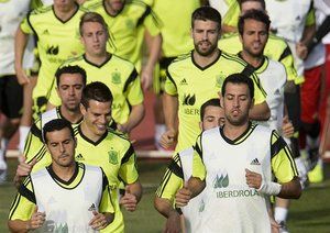 اسپانیا|تمرین تیم ملی اسپانیا