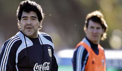 مارادونا: بازی رونالدو تنها درسال 2014  به سطح لیونل مسی رسید