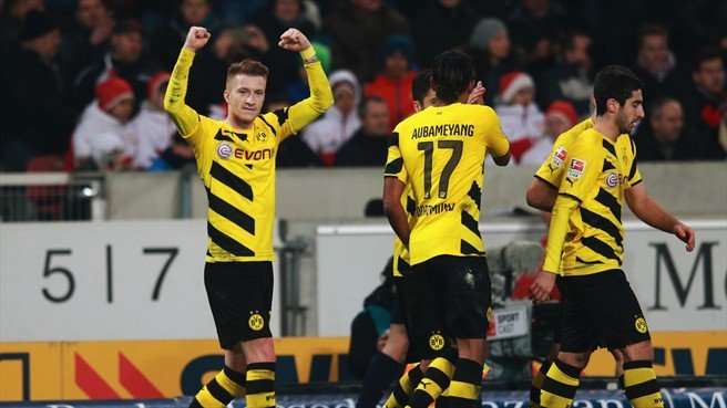 اشتوتگارت 2 - 3 بوروسيا دورتموند / بوندسلیگا / گل های بازی