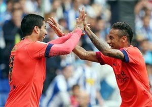 نیمار - سوارز|اسپانیول 0 - 2 بارسلونا / لالیگا