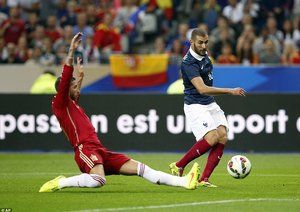 کریم بنزما|فرانسه 1-0 اسپانیا / دیدار دوستانه