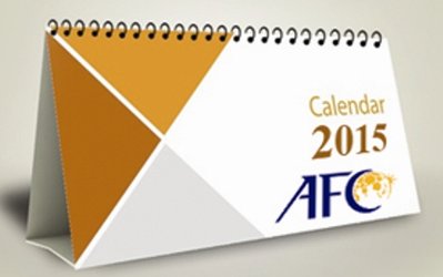 تقویم کامل رقابت های فوتبالی آسیا در سال 2015