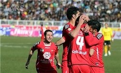 پرسپولیس با شکست داماش به رده دوم صعود کرد/ سرخپوشان همچنان در کورس قهرمانی