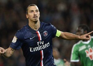 زلاتان ایبراهیموویچ|پاریس سن ژرمن 5-0 سنت اتين / لوشامپیونه