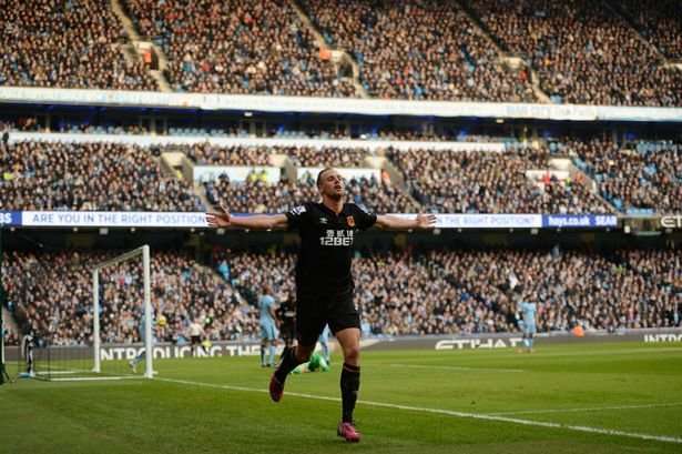 شادی بازیکن هال سیتی