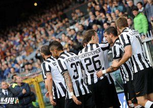 شادی بازیکنان یووه|سامپدوریا 0 - 1 یوونتوس / سری آ