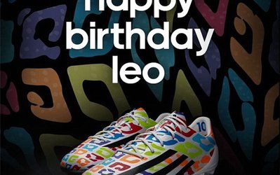 هدیه تولد آدیداس به مسی یک کفش ویژه و جالب+عکس