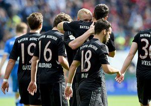 شادی بازیکنان بایرن