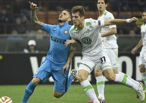 مائورو ایکاردی|اینترمیلان 1 - 2 وولفسبورگ / لیگ اروپا