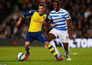 مسوت اوزیل|کوئینز پارک رنجرز 1 - 2 آرسنال / لیگ جزیره