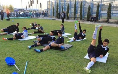 تمرین هوازی استقلالی‌ها، حضور قاضی و دلداری به شهباززاده