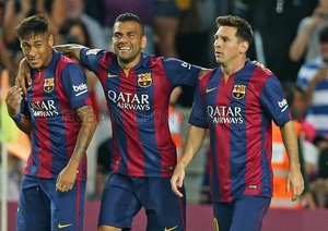 دنی الوز - مسی - نیمار