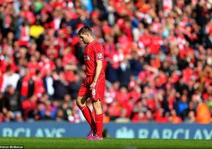 استیون جرارد|لیورپول 1 - 2 منچستر یونایتد / لیگ جزیره