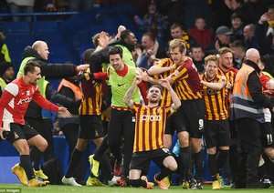 شادی بازیکنان 	برادفورد