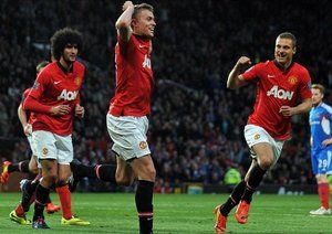 ویلسون|جشن گلزنی جیمز ویلسون بعد از گلزنی مقابل هال سیتی