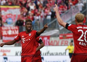 شادی بازیکنان بایرن