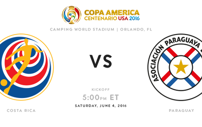 کوپا آمریکا 2016 | پیش بازی کاستاریکا - پاراگوئه