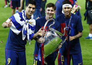 مثلث خط آتش بارسا|یوونتوس 1 - 3 بارسلونا / فینال لیگ قهرمانان