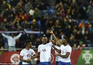 شادی بازیکنان کیپ ورد