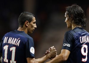 ادینسون کاوانی|موناکو 0 - 3 پاریس سن ژرمن / لوشامپیونه