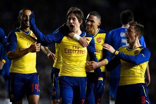 برایتون 2 - 3 آرسنال/جام حذفی انگلستان/گل های مسابقه