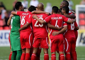 حلقه بازیکنان فلسطین|ژاپن 4 - 0 فلسطین / جام ملت های آسیا 2015