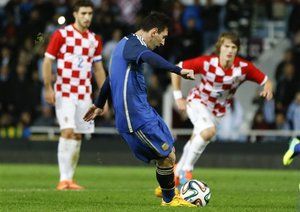 لیونل مسی|آرژانتین 2 - 1 کرواسی / دیدار دوستانه