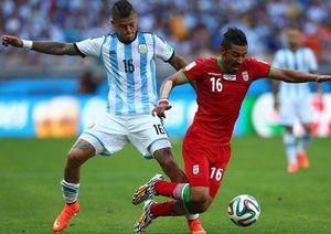 رضا قوچان نژاد - روجو|خطای مارکوس روجو از آرژانتین به روی مدافع ایران مهرداد پولادی .